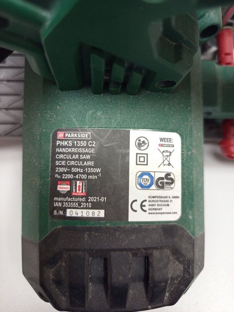Объявление Parkside phks 1350 c2 Б/У