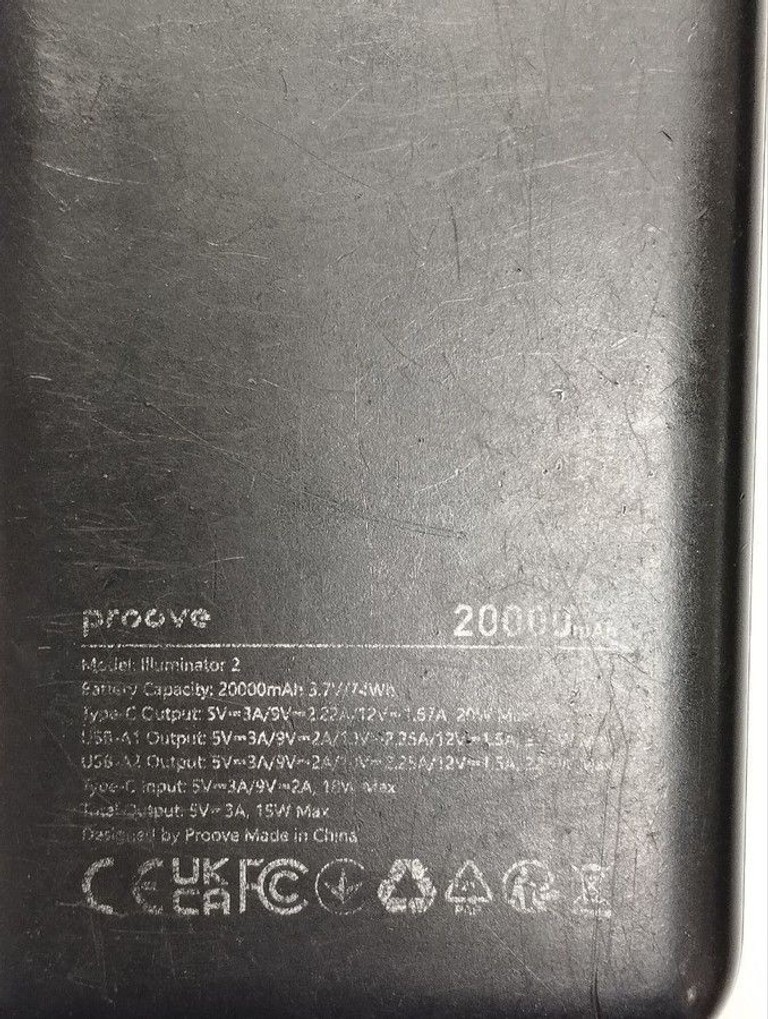 Дешиво Proove illuminator 2 20000mah pd qc 22.5w с ломбарда