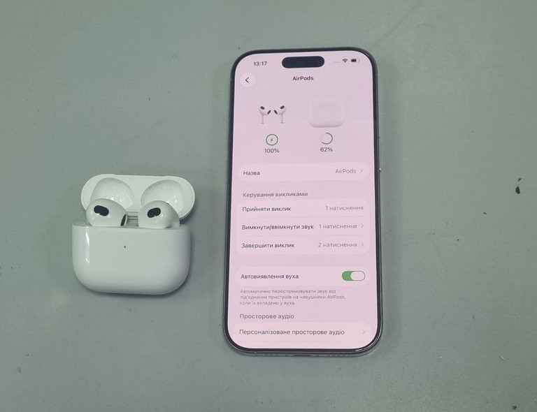 Apple airpods 3rd generation Код:01-201169970. Изображение 11