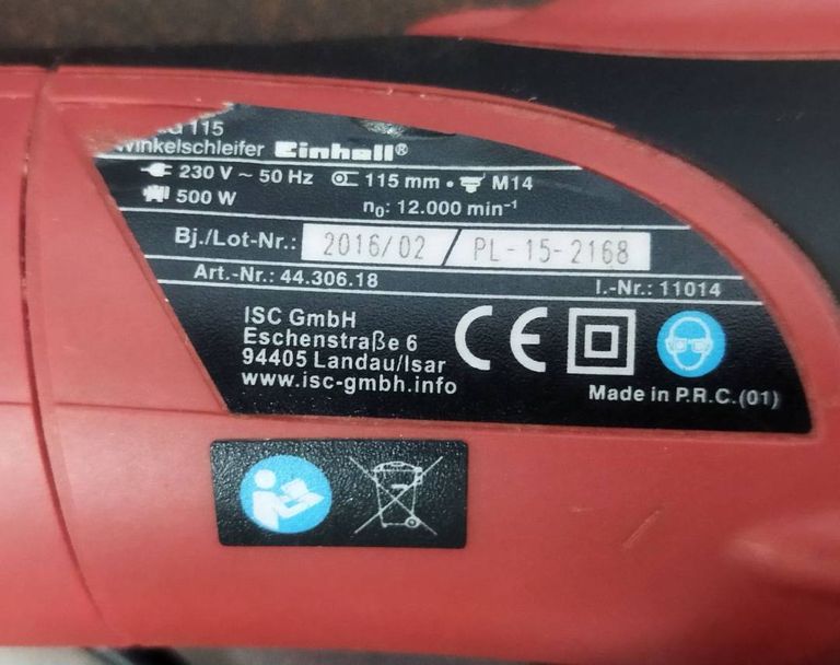 Розпродаж Einhell TC-AG 115, продавець Техноскарб