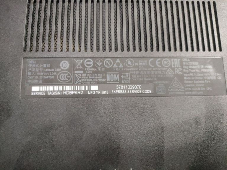 Распродажа Dell 14/core i5 8250u ddr4/8gb ddr4/hdd *відсутній/ssd 128 gb/*інтегрована, продавец Техноскарб