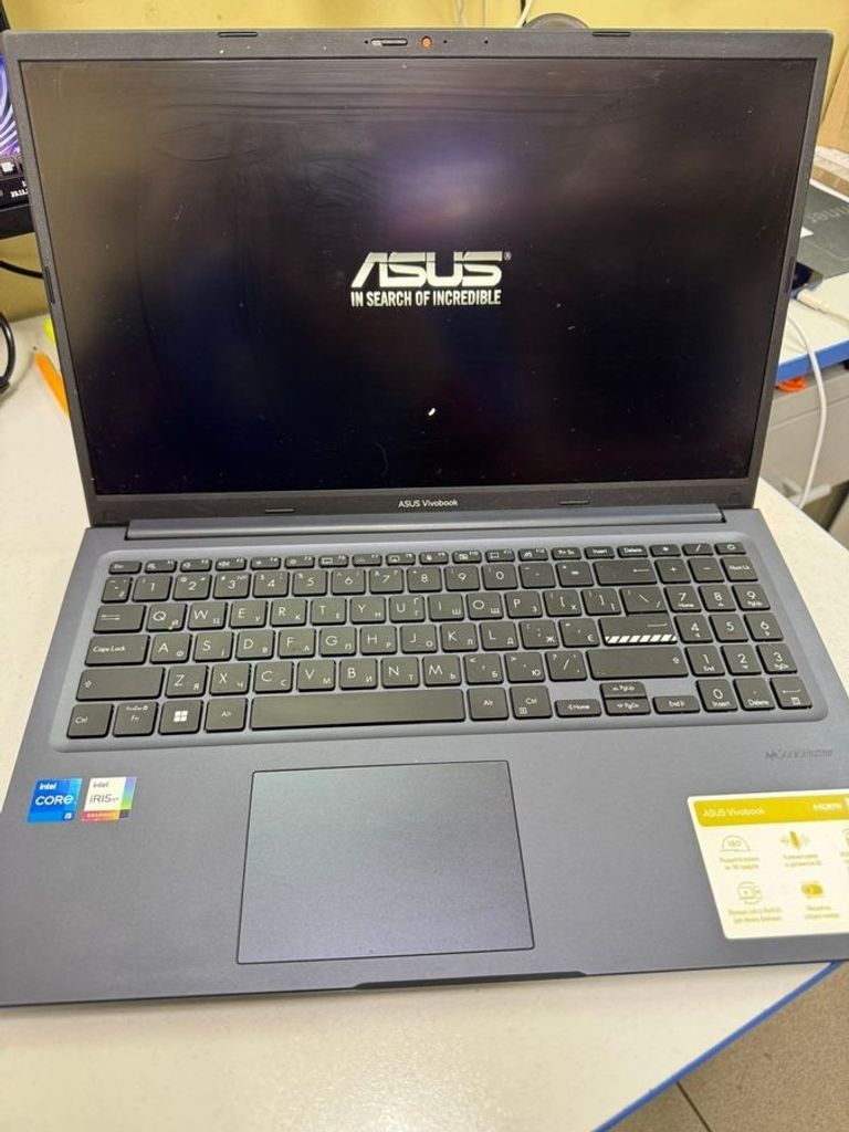Купити Asus 15/core i5-1235u ddr5/16gb ddr3/hdd *відсутній/ssd 512 gb/*інтегрована Б/У
