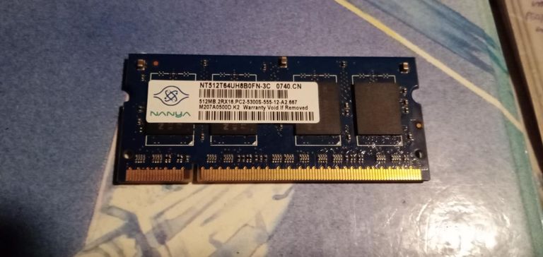 Купить SO-DIMM Nanya 512MB DDR2 PC2-5300 667MHz Б/У