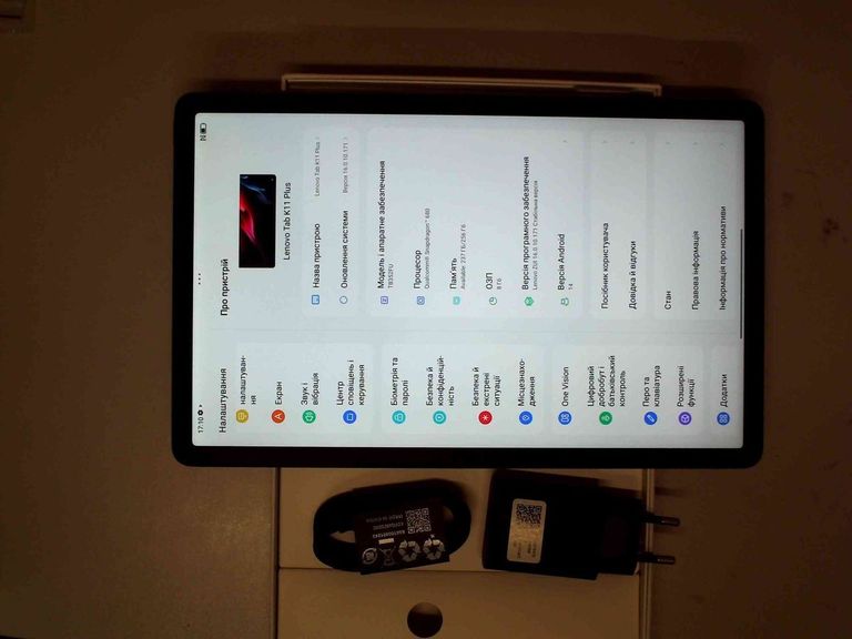 Купити Lenovo Tab K11 Plus 8/256 WiFi Luna Grey (ZADS0145UA) Б/У