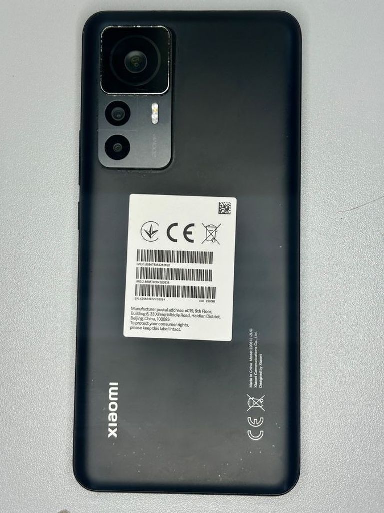 Купить Xiaomi 12T Pro 12/256GB Black Б/У