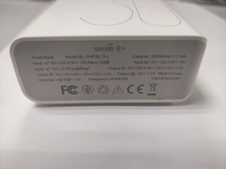 Оголошення Romoss sense 8+ 30000mah php30 pro Б/У