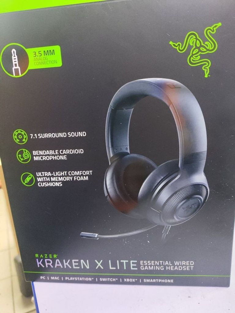 Оголошення Razer kraken x lite Б/У