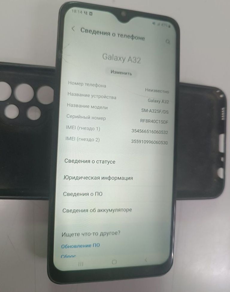 Объявление Samsung a325f galaxy a32 4/128gb Б/У