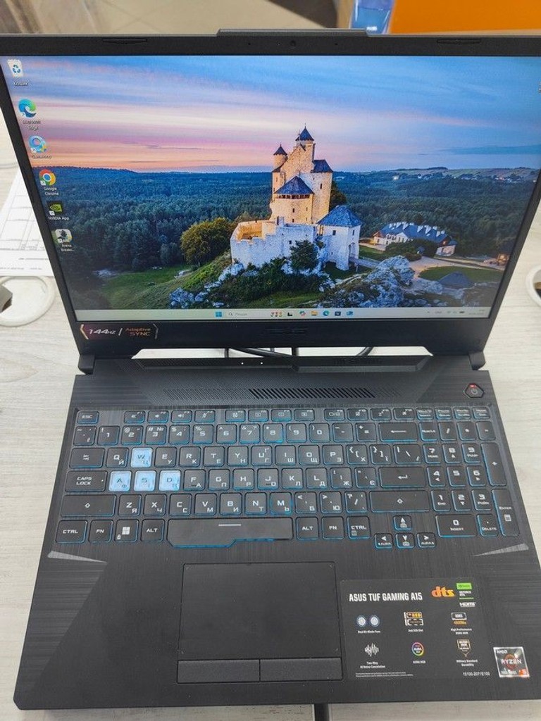 Купити Asus 15/ryzen 5 7535hs ddr5/16gb ddr5/hdd *відсутній/ssd 500 gb/geforce rtx2050 4gb Б/У