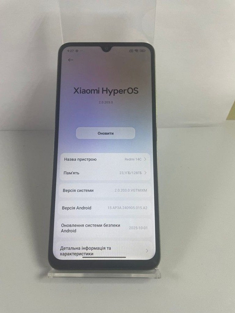 Объявление Xiaomi redmi 14c 4/128gb Б/У