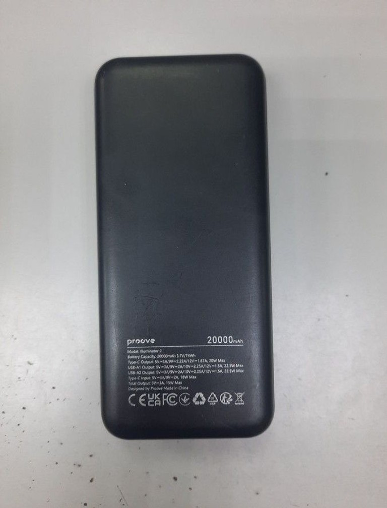 Оголошення Proove illuminator 2 20000mah pd qc 22.5w Б/У