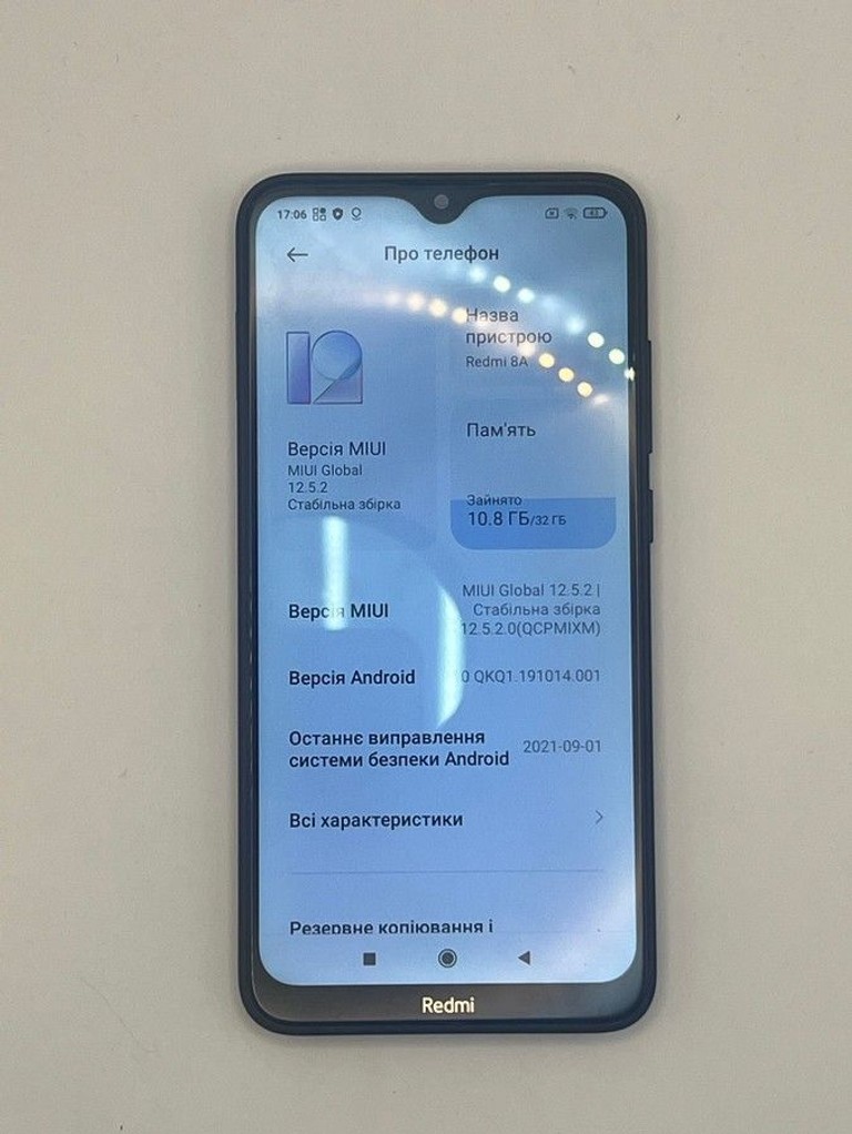 Оголошення Xiaomi Redmi 8A 2/32GB Black Б/У