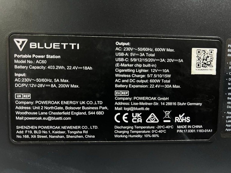Bluetti AC60 Код:01-201003501. Зображення 7