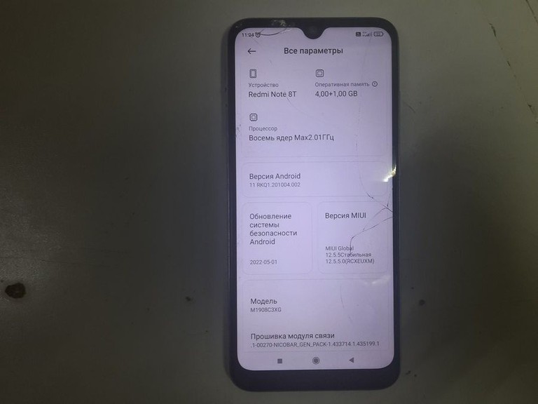 Оголошення Xiaomi Redmi Note 8T 4/64GB Blue Б/У