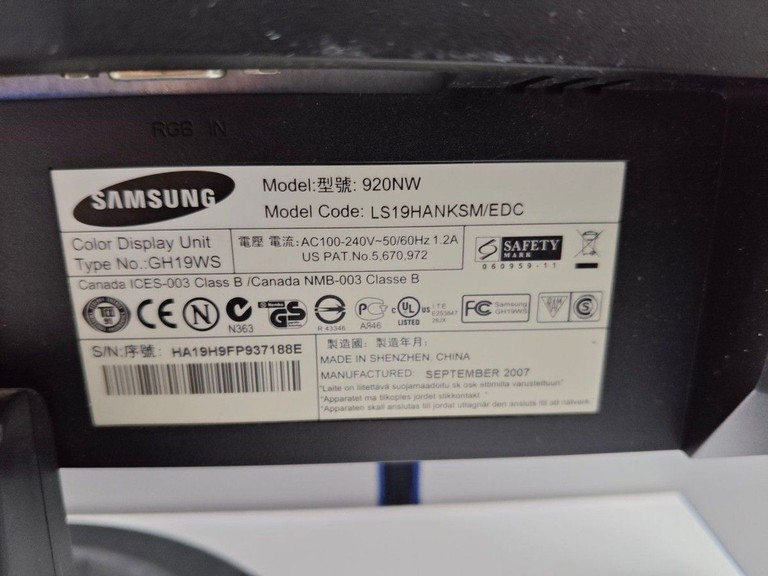 Samsung 920nw Код:01-201078734. Изображение 9