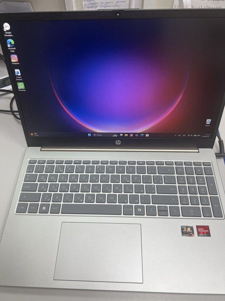 Дешево Hp 15/ryzen 3 5425u ddr4/8gb ddr4/ssd 512 gb/*інтегрована з ломбарду