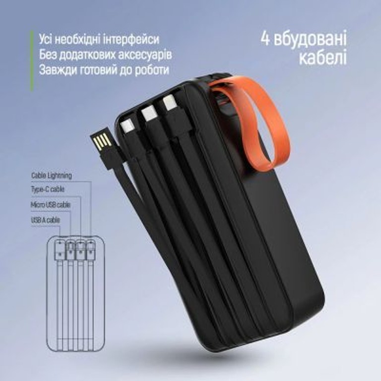 ColorWay 30 000 mAh PowerHub PD/22.5W, QC/4.0, Black Код:null. Зображення 11