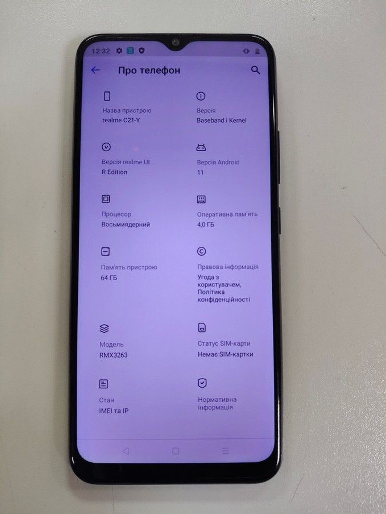 Купити Realme c21y 4/64gb Б/У