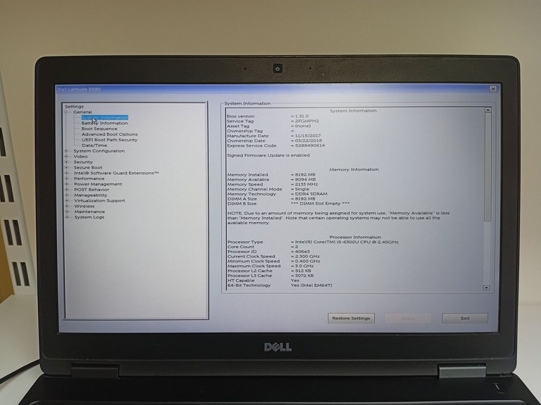 Розпродаж Dell 15/core i5 6300u ddr3/8gb ddr3/hdd *відсутній/ssd 256 gb/*інтегрована, продавець Техноскарб