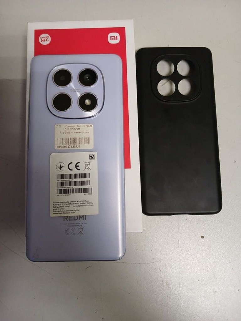 Оголошення Xiaomi Redmi Note 15 4G 8/256GB Black Б/У