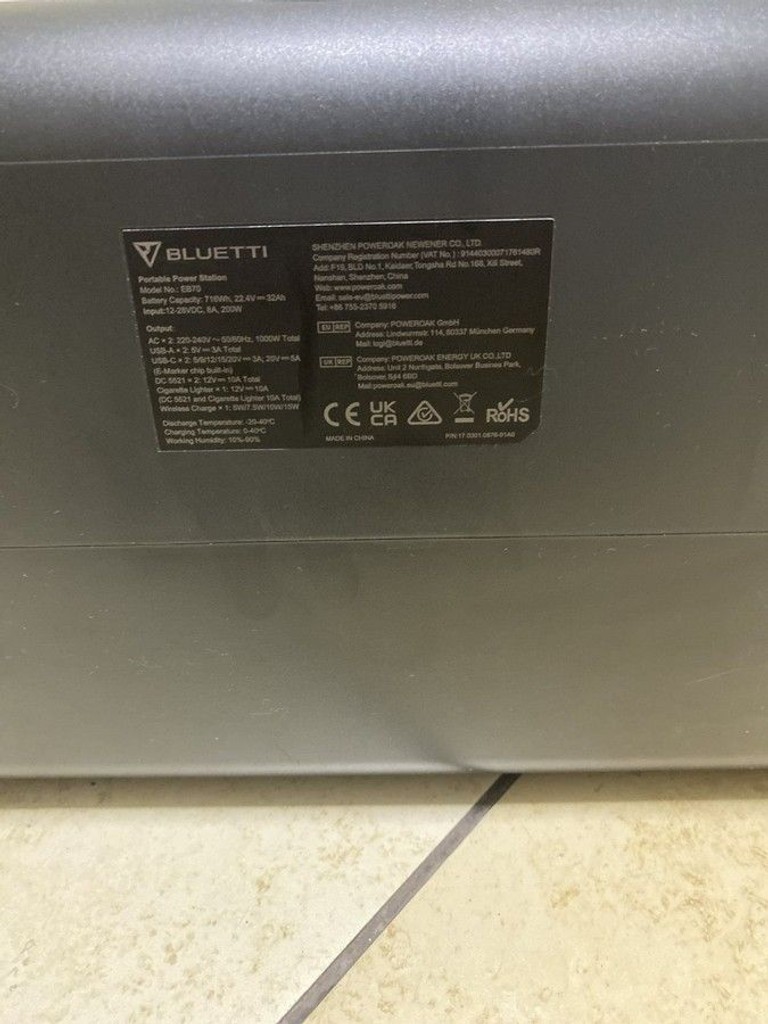 Дешево Bluetti PowerOak EB70 SA-Version з ломбарду