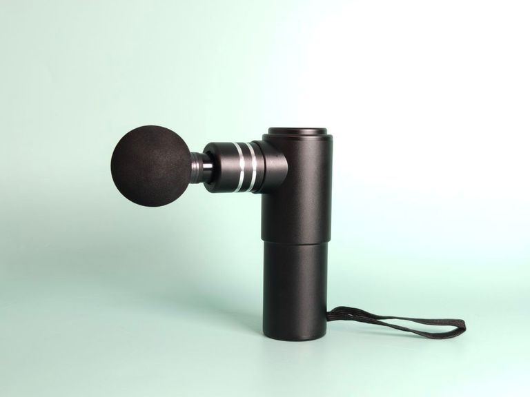 Купити Масажний пістолет VEVOR для глибоких тканин, перкусійний міні-масажний пістолет для м'язів для спортсменів - з 4 рівнями швидкос Б/У