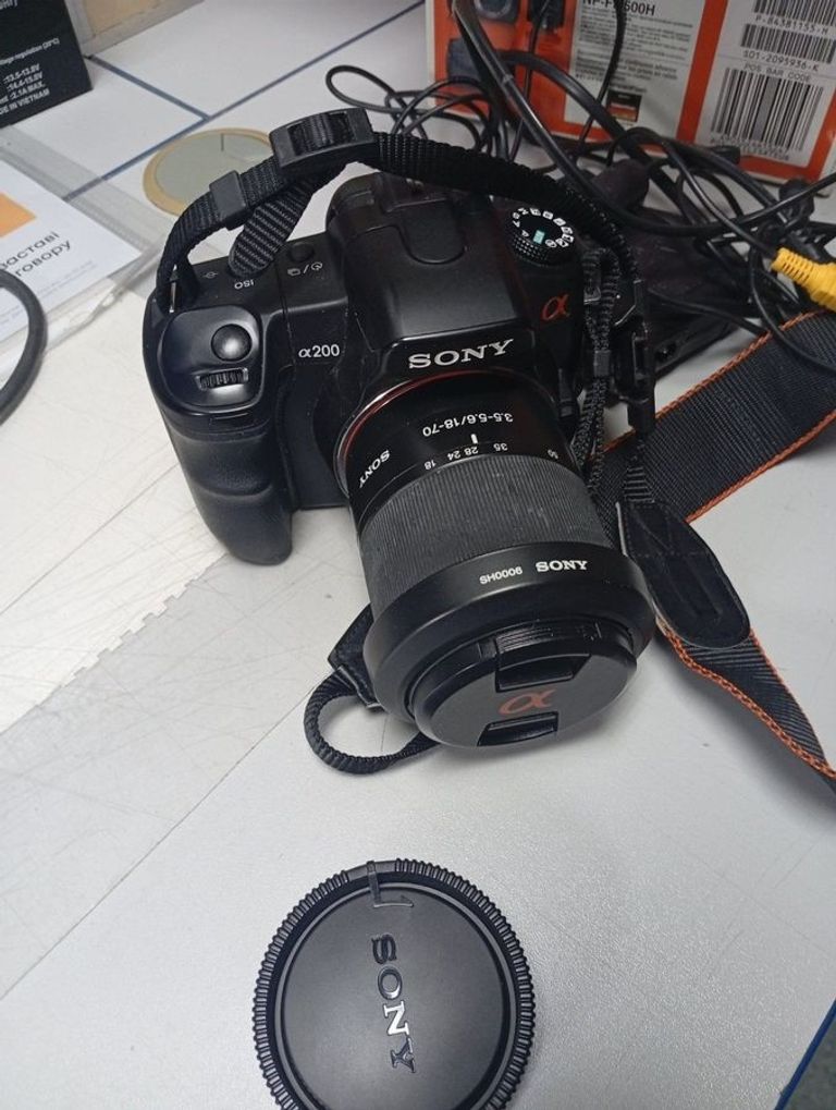 Sony alpha dslr-a200 kit 18-70mm Код:01-200552941. Изображение 5
