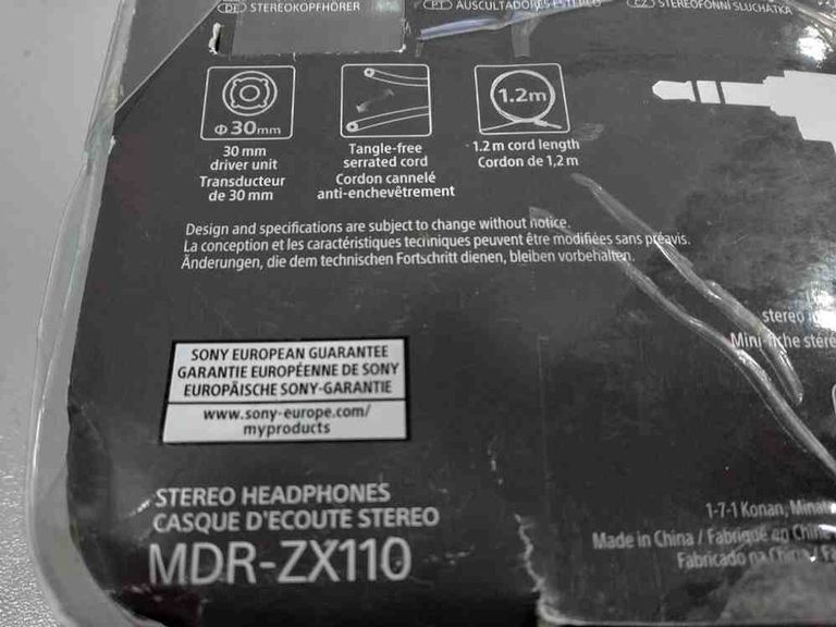 Sony MDR-ZX110 White Код:2000001121320. Зображення 7