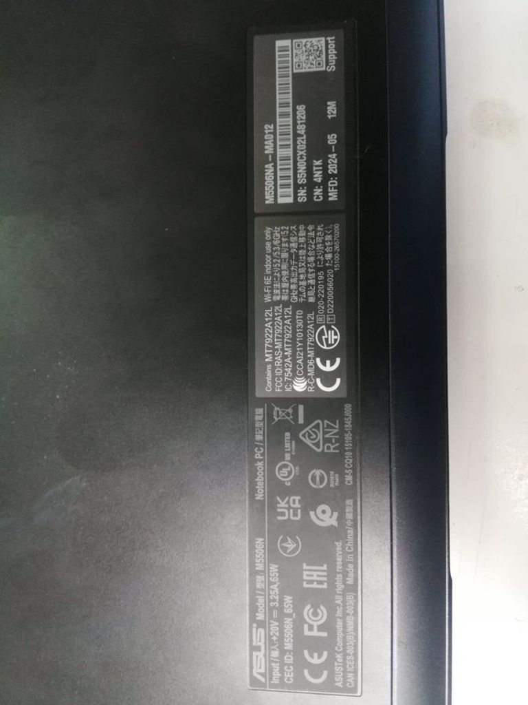 Дешиво Asus 15/ryzen 5 7535hs ddr5/16gb ddr5/hdd *відсутній/ssd 1000 gb/*інтегрована с ломбарда