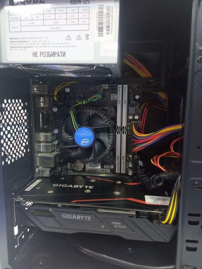 Дешиво Пк intel core i3-6320/ram 16 gb/hdd відсутній/ssd 240 gb/nvidia gtx 1050 ti (geforce) 4gb gddr5 128bit с ломбарда