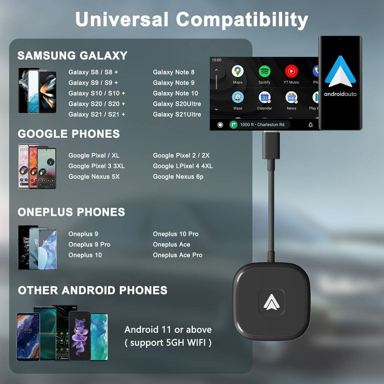 Android Auto wireless adapter Код:null. Изображение 6