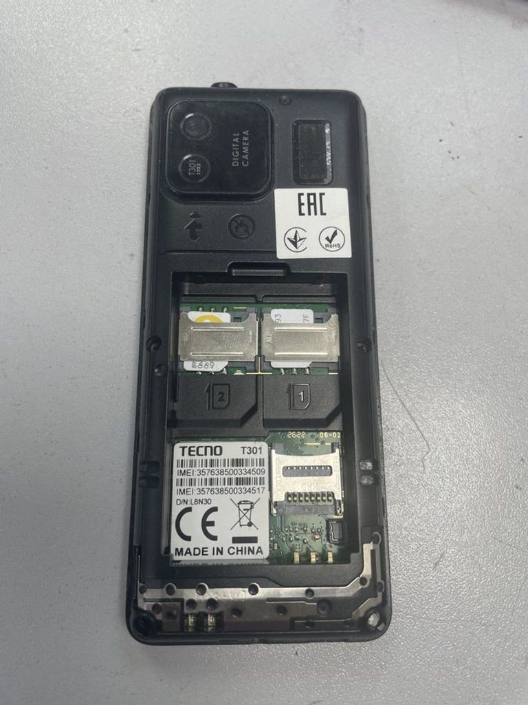 Купить Tecno t301 Б/У