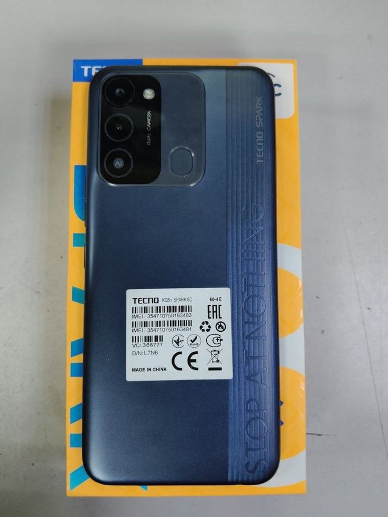 Объявление Tecno spark 8c kg5n 4/64gb Б/У
