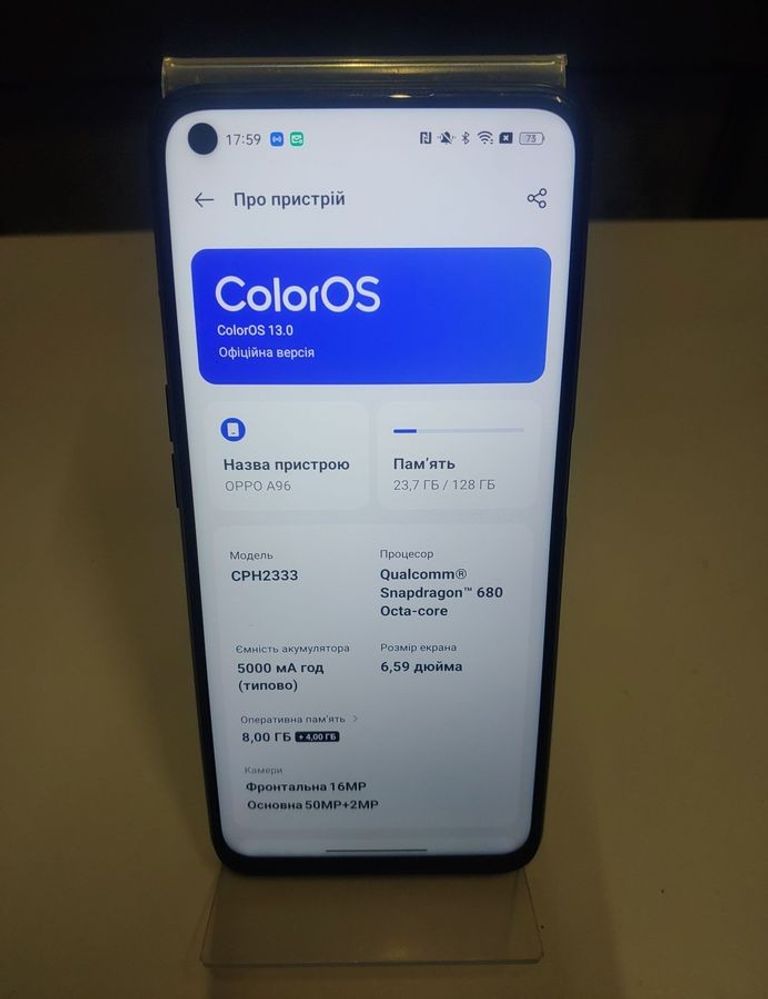 Розпродаж Oppo a96 8/128gb, продавець Техноскарб