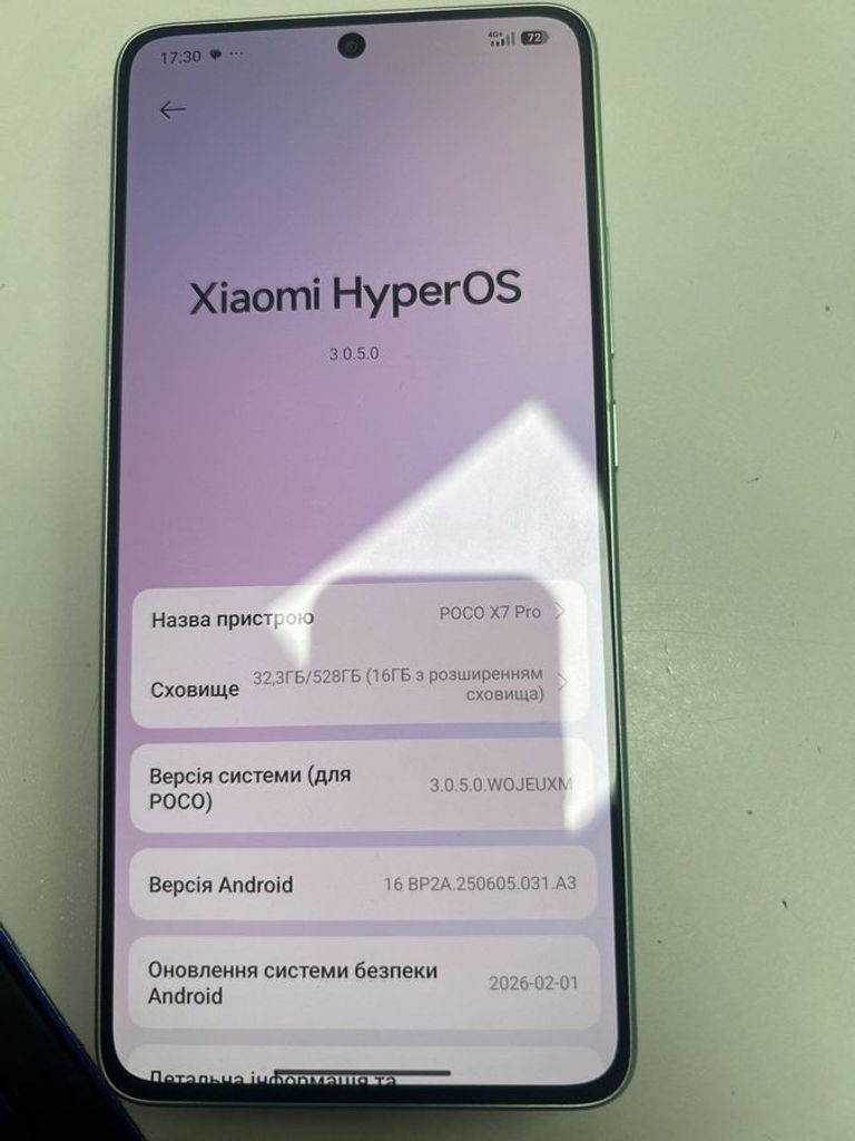 Дешиво Poco X7 Pro 12/512GB Green с ломбарда