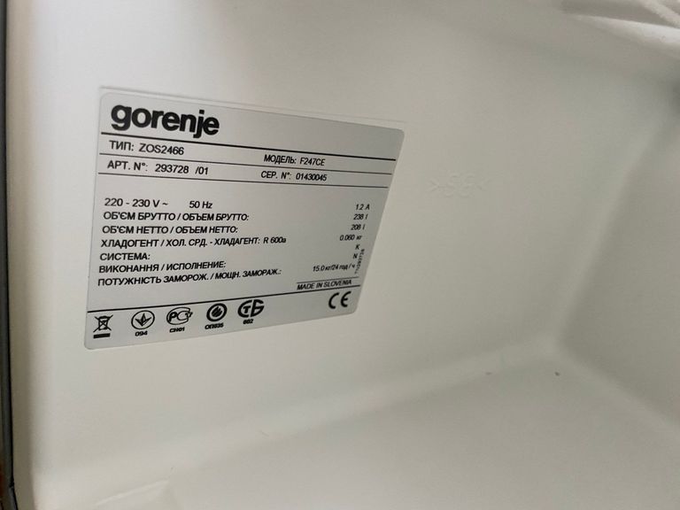 Gorenje F247CE Код:null. Зображення 7