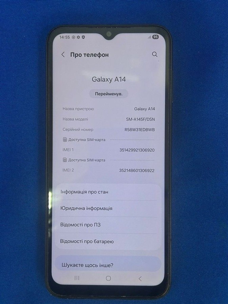 Samsung galaxy a14 sm-a145f 4/64gb Код:01-200935842. Зображення 6
