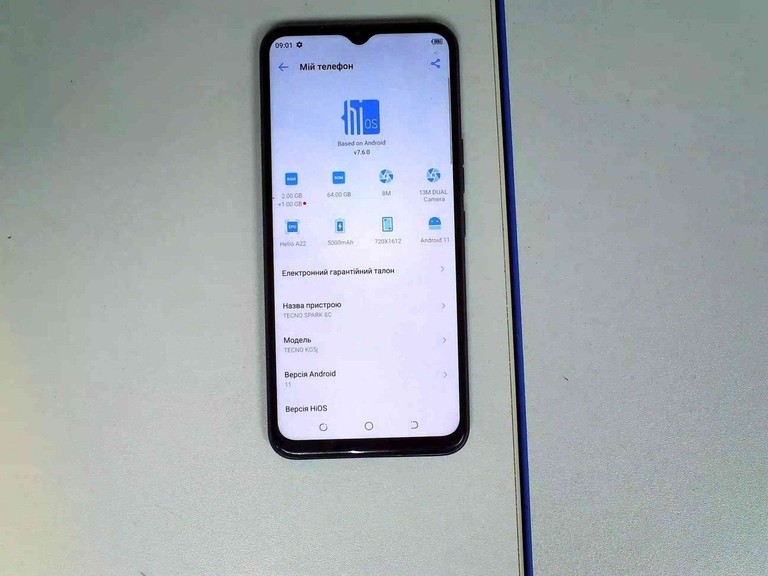 Объявление Tecno spark 8c kg5j 2/64gb Б/У
