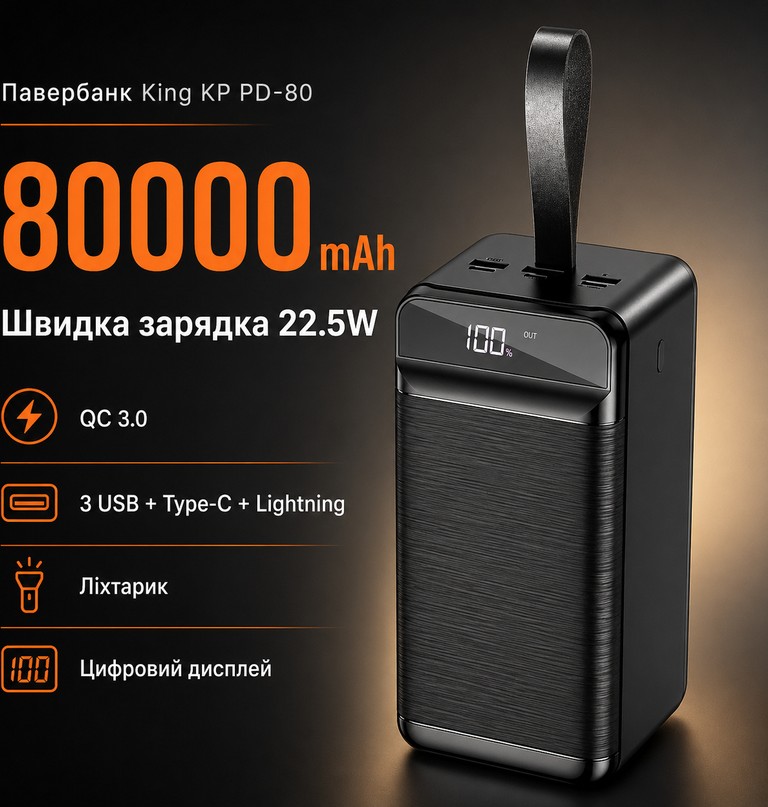 Купити King Power PD-80000 mAh Б/У