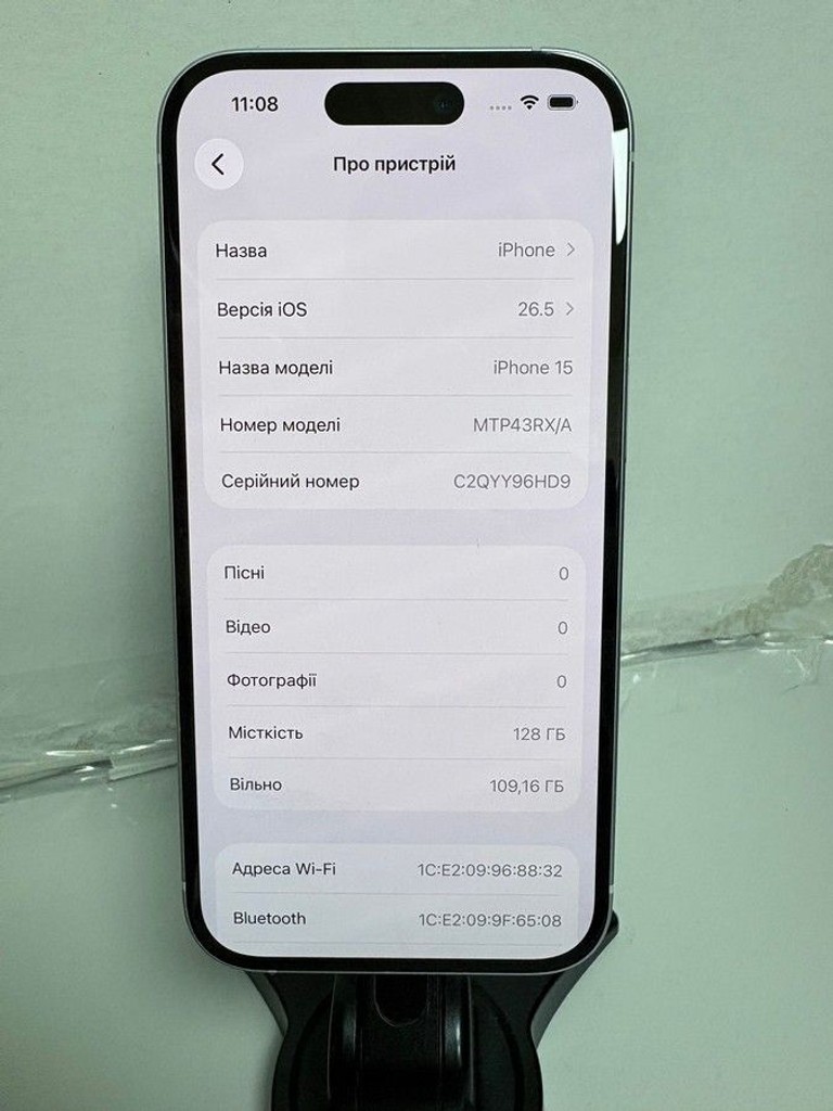 Apple iPhone 15 128GB Green Код:01-200990026. Зображення 10