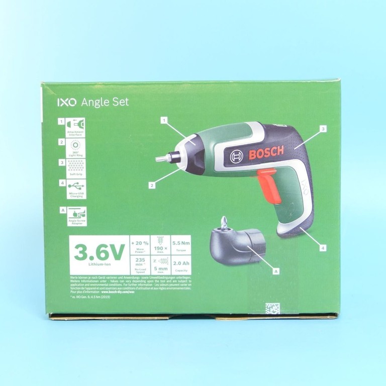 Bosch IXO 7 Angle Set (06039E0003) Код:null. Изображение 10