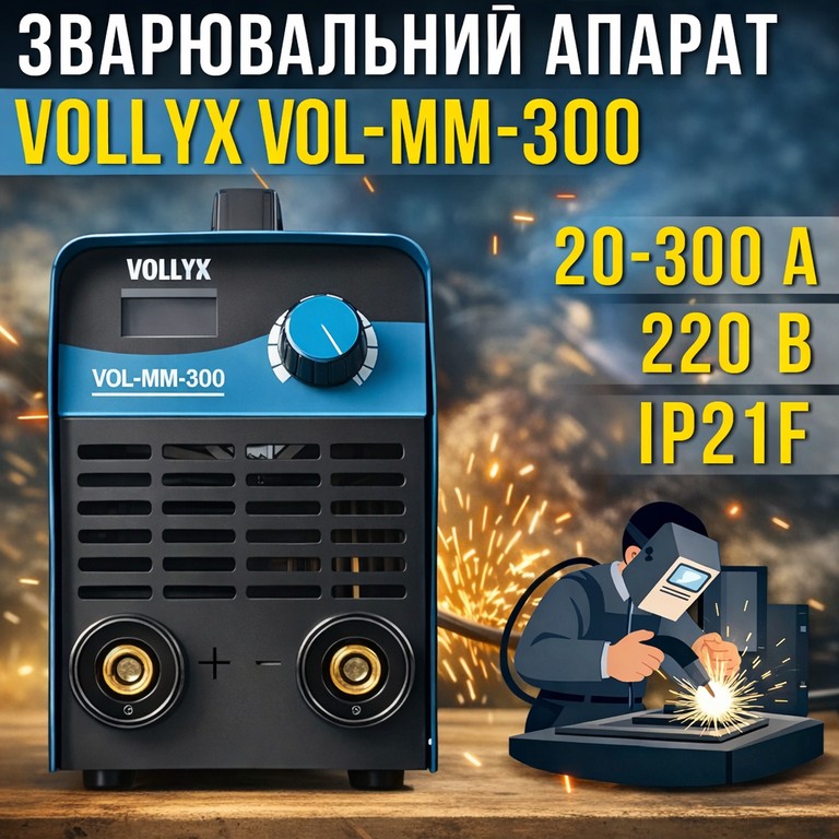Купить інверторний з цифровим дисплеєм Vollyx Vol-MM300 ,220V Б/У