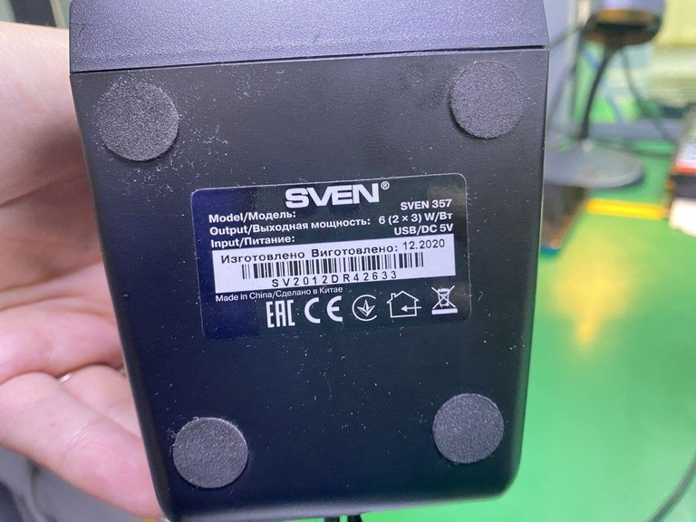 Объявление SVEN 357 Black Б/У