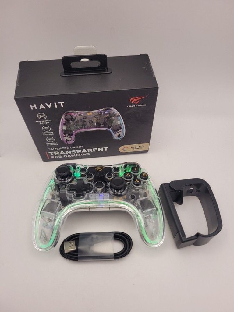Купить Havit HV-G180BT RGB Transparent Б/У