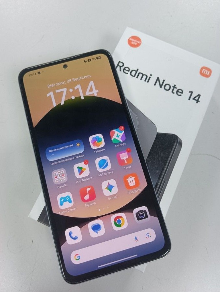 Купити Xiaomi redmi note 14 6/128gb Б/У