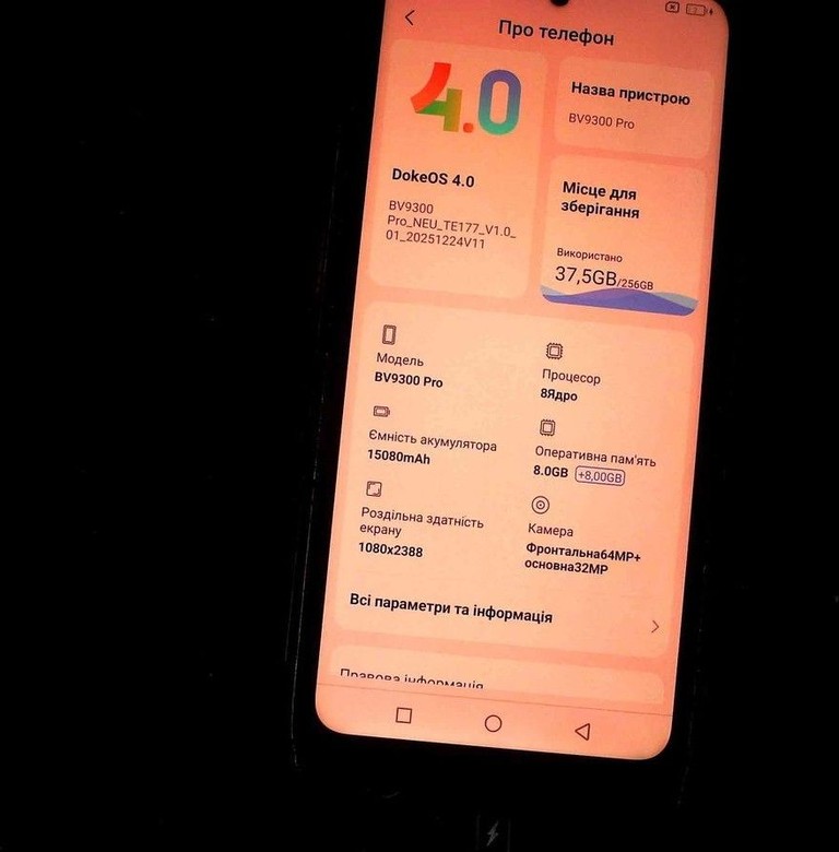Купити Blackview BV9300 Pro 8/256GB Black Б/У