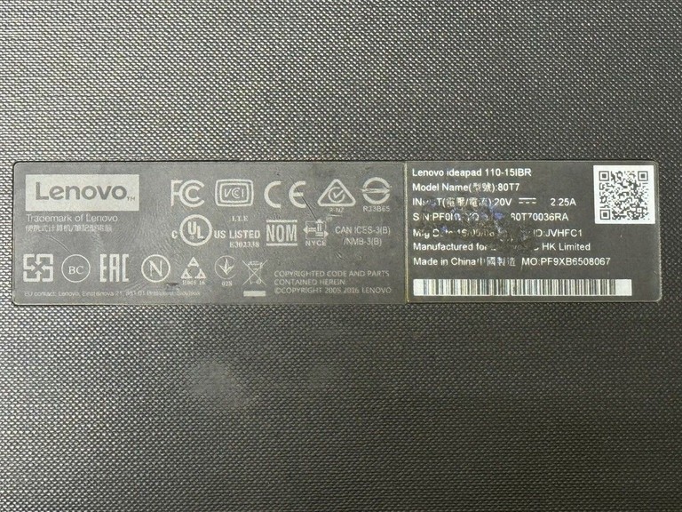 Lenovo 15/pentium n3710 ddr3/4gb ddr3/hdd 500 gb/*інтегрована Код:01-201177421. Изображение 7