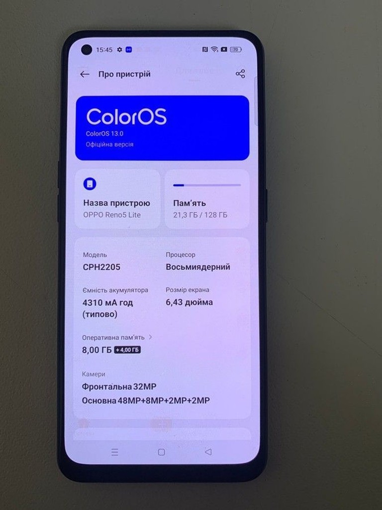 Купити Oppo reno 5 lite 8/128gb Б/У