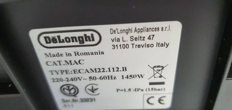 Delonghi Magnifica S ECAM 22.112.B