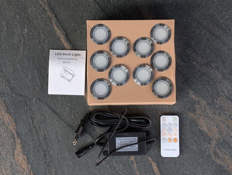 Дешиво Акція! Комплект світлодіодних палубних світильників з 10 шт., 0,8 Вт, нержавіюча сталь 304, водонепроникний, IP67, вбудований св с ломбарда